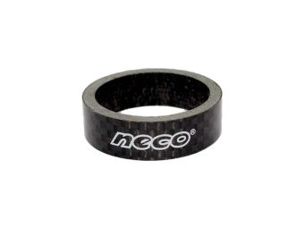 Спейсер карбоновое кольцо NECO CS3510 BK 1-1\8" 10мм (№3814)
