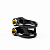 Зажим двойной Sylphe 31,8 black (черный)