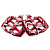 Педали E Thirteen Plus Flat Pedal Aluminum Body 22 Pins Red (PD2UPA-101)