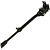 Подножка light alloy центральная регулируемая 24"-28" YCA-5-BK черный