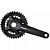 Шатуны Shimano MT210-2B, 175мм, 36/22T, инт. вал, цв. черн, для 9ск., CL:+3мм