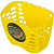 Корзина Green Cycle GCB-07 детская пластик желтая