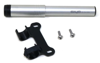Насос алюминиевый Giyo GP-87A авто/вело нипель, (10 bar)