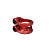 Зажим двойной Sylphe 31,8 red (красный)