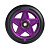 Колесо DIVERSE  "Tokyo fuss" Kyrusha wheel purple black