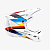 Шлем 100% Aircraft Composite Helmet (Knox/White, L, 2021 (80004-460-12))