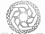 Диск тормозной Shimano, RT26, 160мм, 6 болтов,