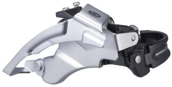 Переключатель передний Shimano FD-M590-10 нижн хомут 34,9-31,8mm, универс тяга, 66-69 град. 10 скор