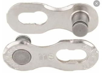 Замок цепи  11 ск., KMC RE-USABLE, черн.