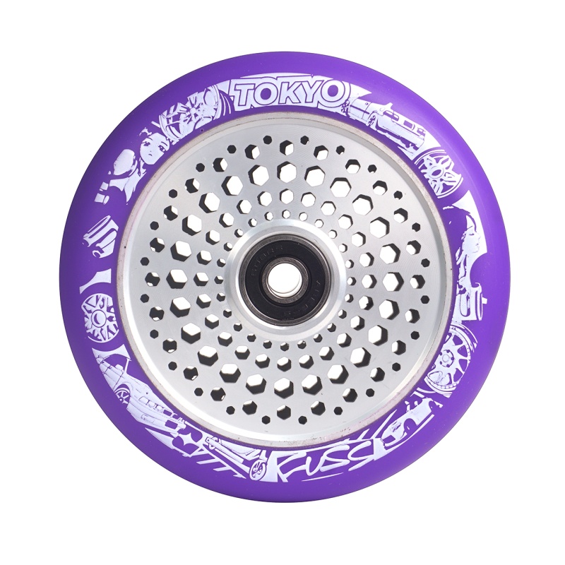 Колесо "Tokyo fuss" Dorikin wheel silver / purple