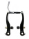 Тормоз передний, V-brake, TX-107L, 101 мм, 60 мм, PROMAX, черный, 1BRABKG00031