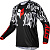 Джерси Fox 180 Peril Jersey (Black/Red, M, 2022 (28150-017-M))