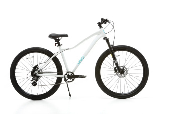 Велосипед 27.5" FEEL Grace рама M 17"/8s Белый-голубой
