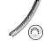 Обод 26" Weinmann Discovery, 32Н, анодир., с проточкой, пистонир., черн.