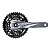Система шатунов SHIMANO Acera FC-M3000 (40/30/22T), 170мм, 9ск., Серый