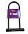 Замок противоугонный, U-lock, 180x245 мм, ключ, черный, KLONK, 10390