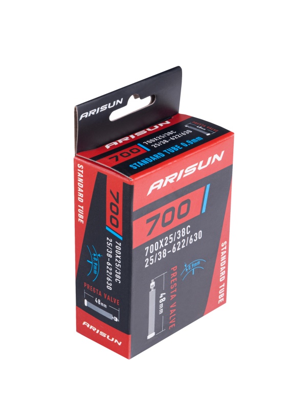 Камера 700"x25/38C (25/38-622/630) FV 48мм, 0.9мм, бутил, ARISUN