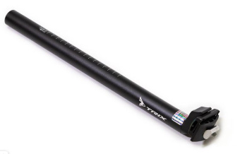 Подседельный штырь TRIX, алюминиевый, с замком на 1 болт, ø 30.9 мм, длина 400 мм, черный