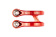 Зажим Ethic sylphe double V2 34.9 red