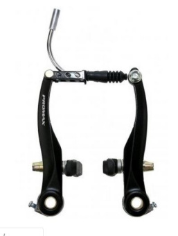 Тормоз передний, V-brake, TX-107L, 101 мм, 60 мм, PROMAX, черный, 1BRABKG00031