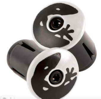 Заглушки руля Lizard Skins Packaged DSP Bar Tape Plugs Diamond White (PLUGS120)