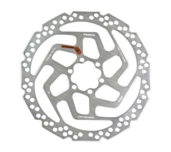 Ротор SHIMANO RT26,180мм, 6-болт,только для полимер.колодок,крепление IS6 ASMRT26M