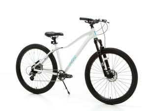 Велосипед 27.5" FEEL Grace рама M 17"/8s Белый-голубой