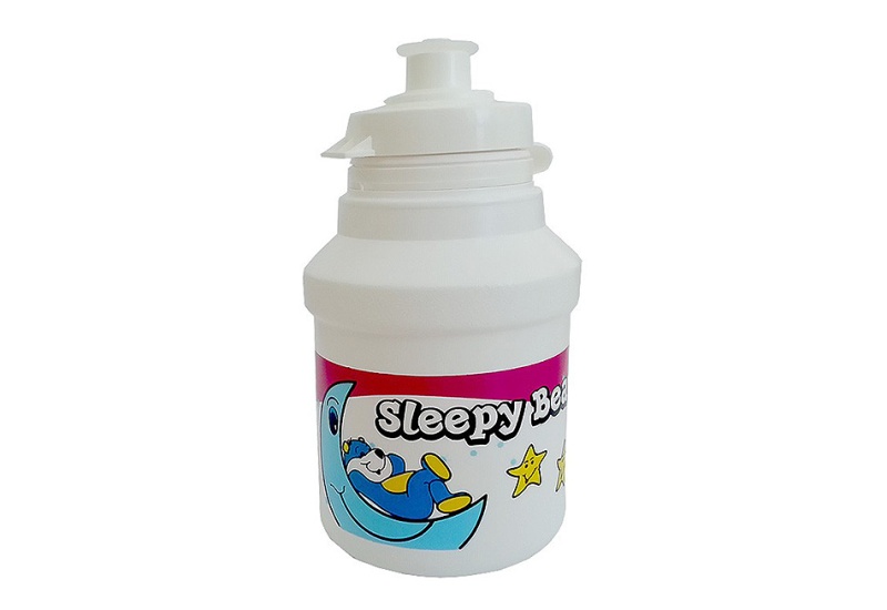 Фляга Polisport 300 ML SLEEPY BEAR+HOLDER pink