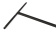 Руль Ethic Trianon T-bar 62 high black