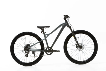 Велосипед 27.5" FEEL Max рама S 15"/8s Серый-черный