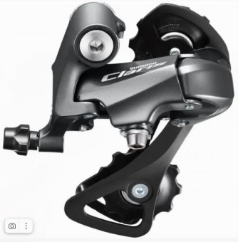 Переключатель задний Shimano Claris, R2000, SS, 8 ск, крепление на болт, черный, без упаковки