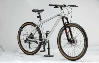 Велосипед 26" TimeTry Legion/9S рама M 17" серебряный