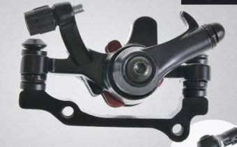 Калипер тормоза AVID BB5, механический, адаптер 20mm IS (IS F180/R160), черный