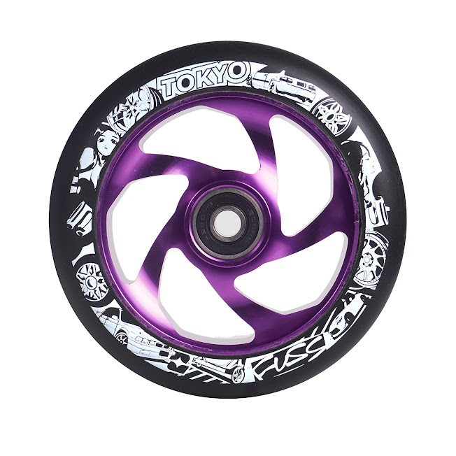 Колесо DIVERSE "Tokyo fuss" Dorisha wheel purple / black