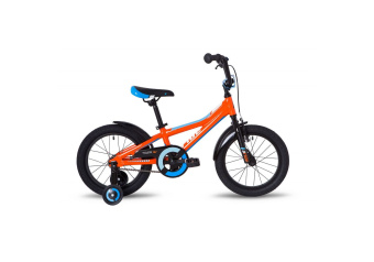 Велосипед 16" Pride Tiger Оранжевый с бело-голубым 2018